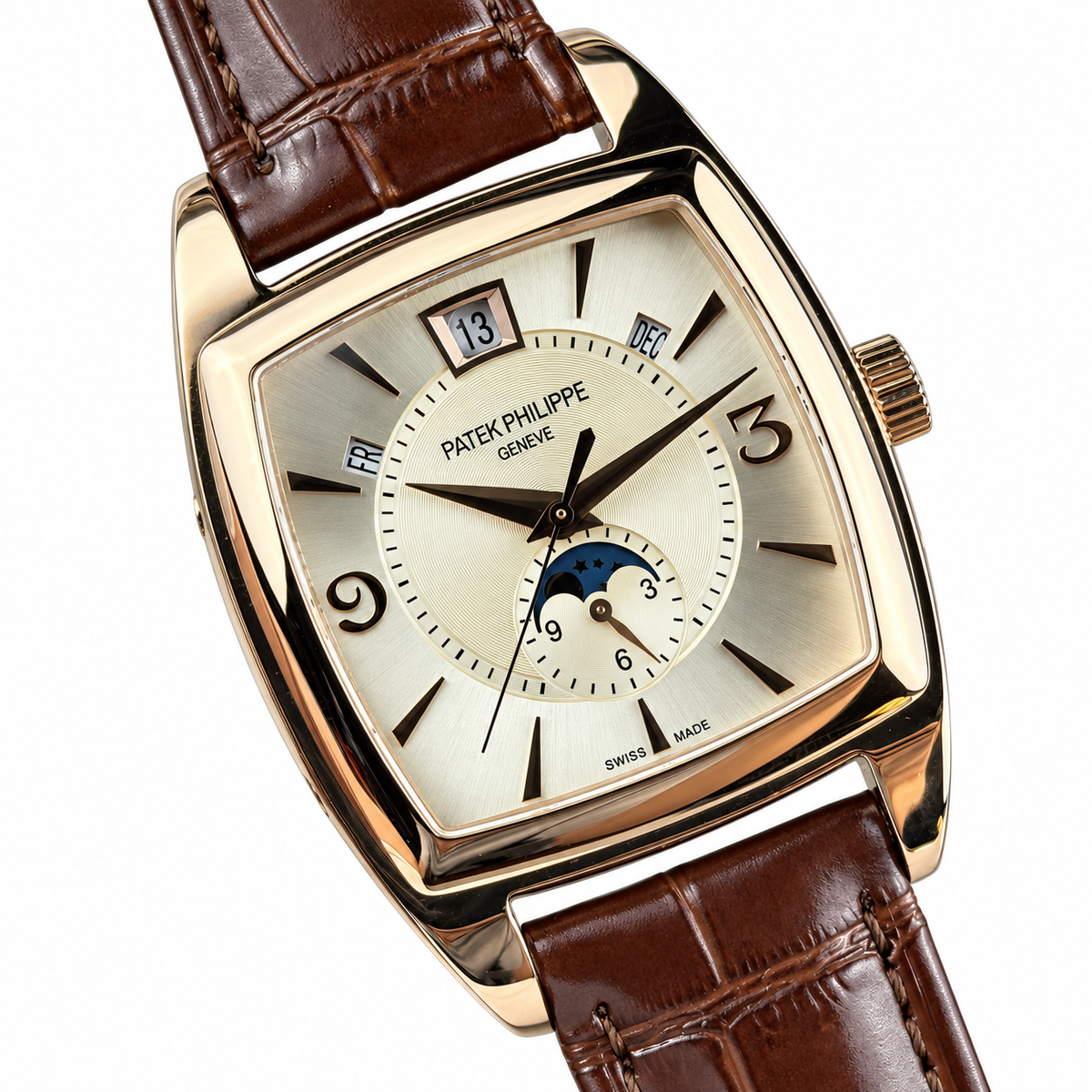 Patek Philippe Rose Gold Gondolo Annual Calendar Moon Phase