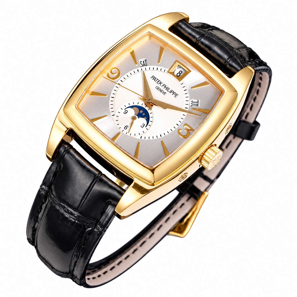 Patek Philippe Yellow Gold Gondolo Annual Calendar Moon Phase