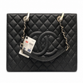 Chanel Classic Quilted Flap Bag – 35×25×13cm | Iconic CC Turn-Lock, Leather-Woven Chain Strap, Shoulder, Crossbody & Underarm | Large Luxury Flap Bag for Work, Travel & Everyday