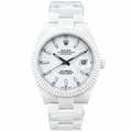 Rolex Datejust 41 White Ceramic White Dial
