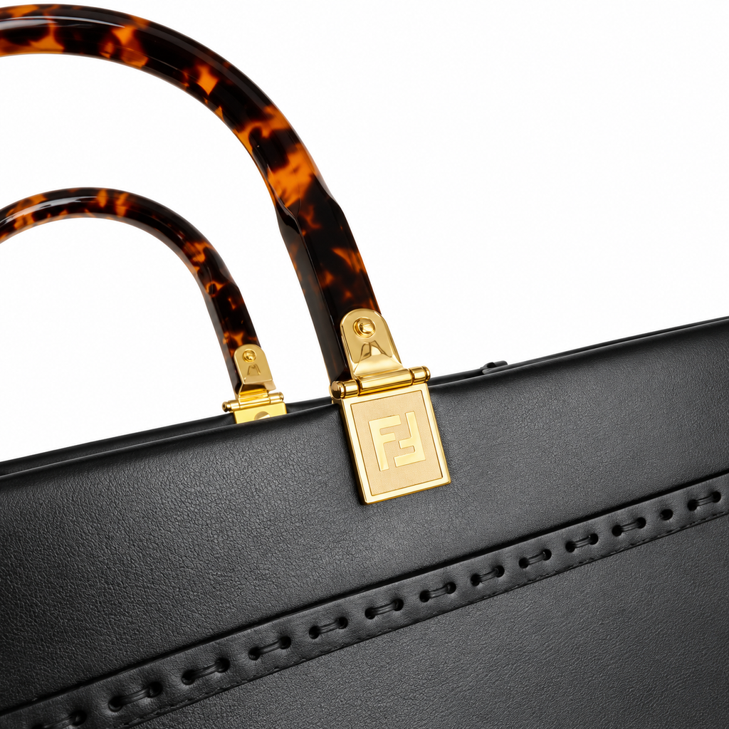 Fendi Tote Bag 35cm – FF Logo Canvas Shoulder Shopper