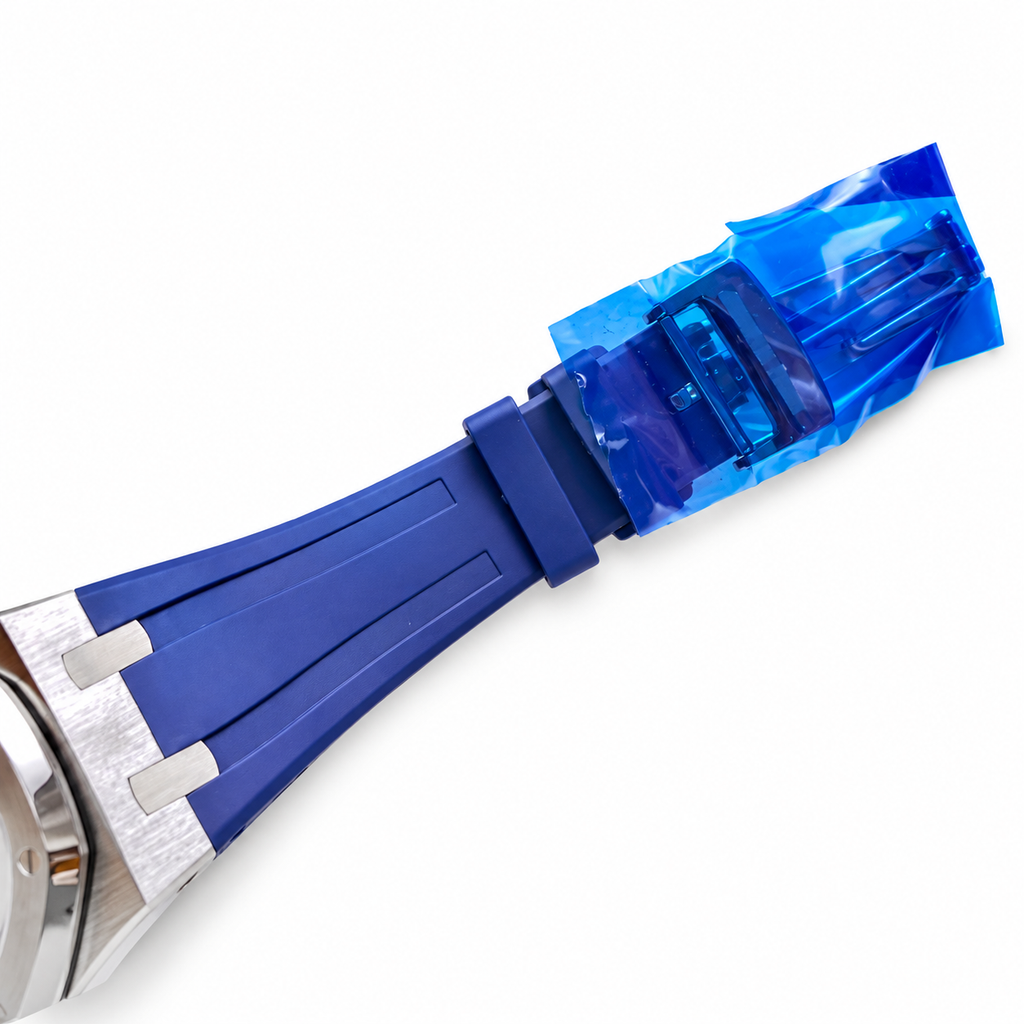 Audemars Piguet Royal Oak Tourbillon Steel Blue Dial Rubber