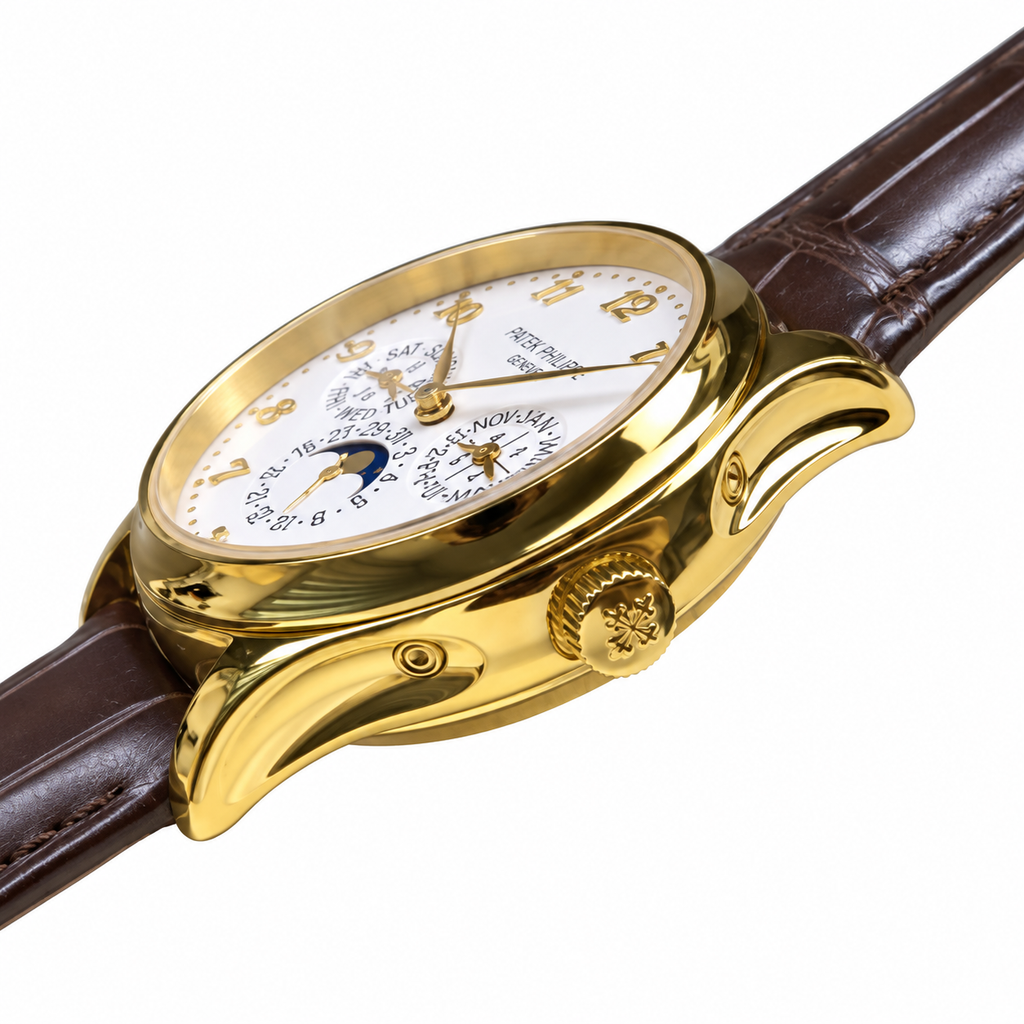 Patek Philippe Yellow Gold Perpetual Calendar Moon Phase