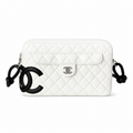 Chanel Quilted CC Wide Top Handle Bag | Detachable Chain — 27cm