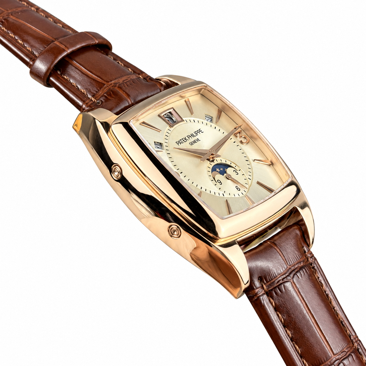 Patek Philippe Rose Gold Gondolo Annual Calendar Moon Phase