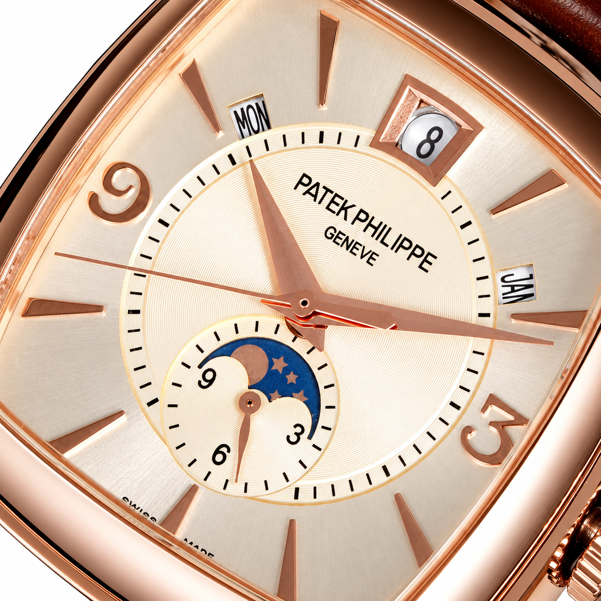 Patek Philippe Rose Gold Gondolo Annual Calendar Moon Phase