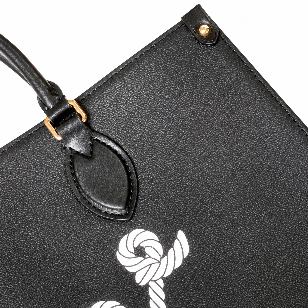 Louis Vuitton Black Logo Tote