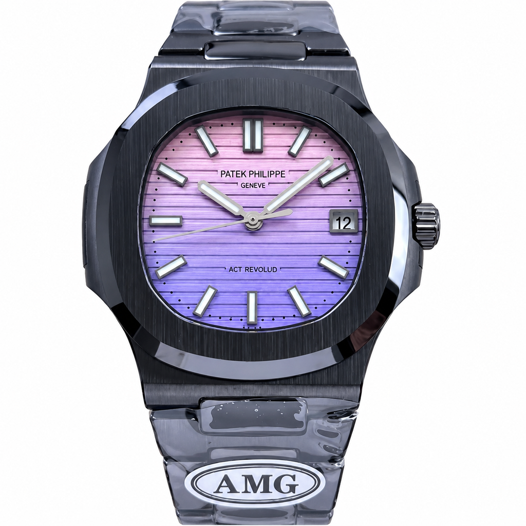 Patek Philippe Full Carbon Nautilus Pink Purple Gradient AMG