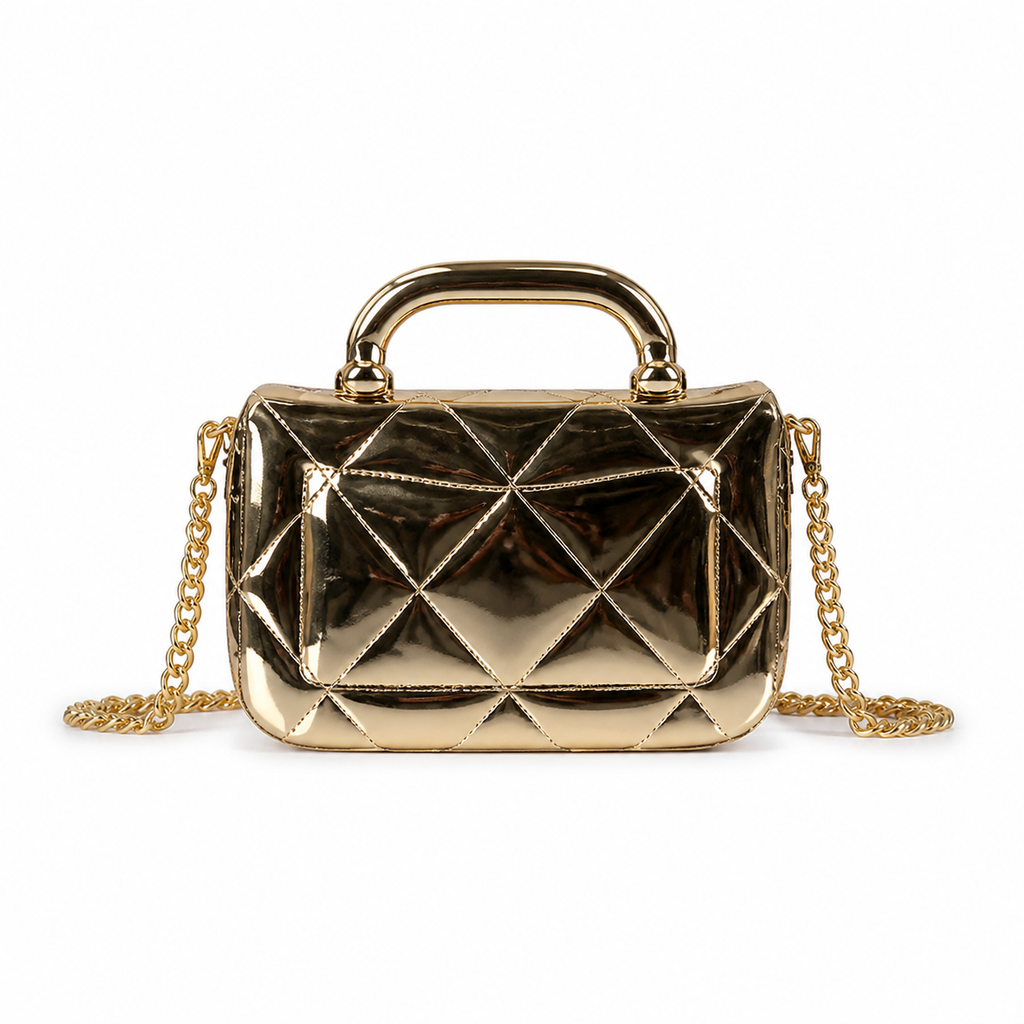 Chanel Classic Quilted Wallet on Chain WOC | CC Turn-Lock Chain Strap — 18cm