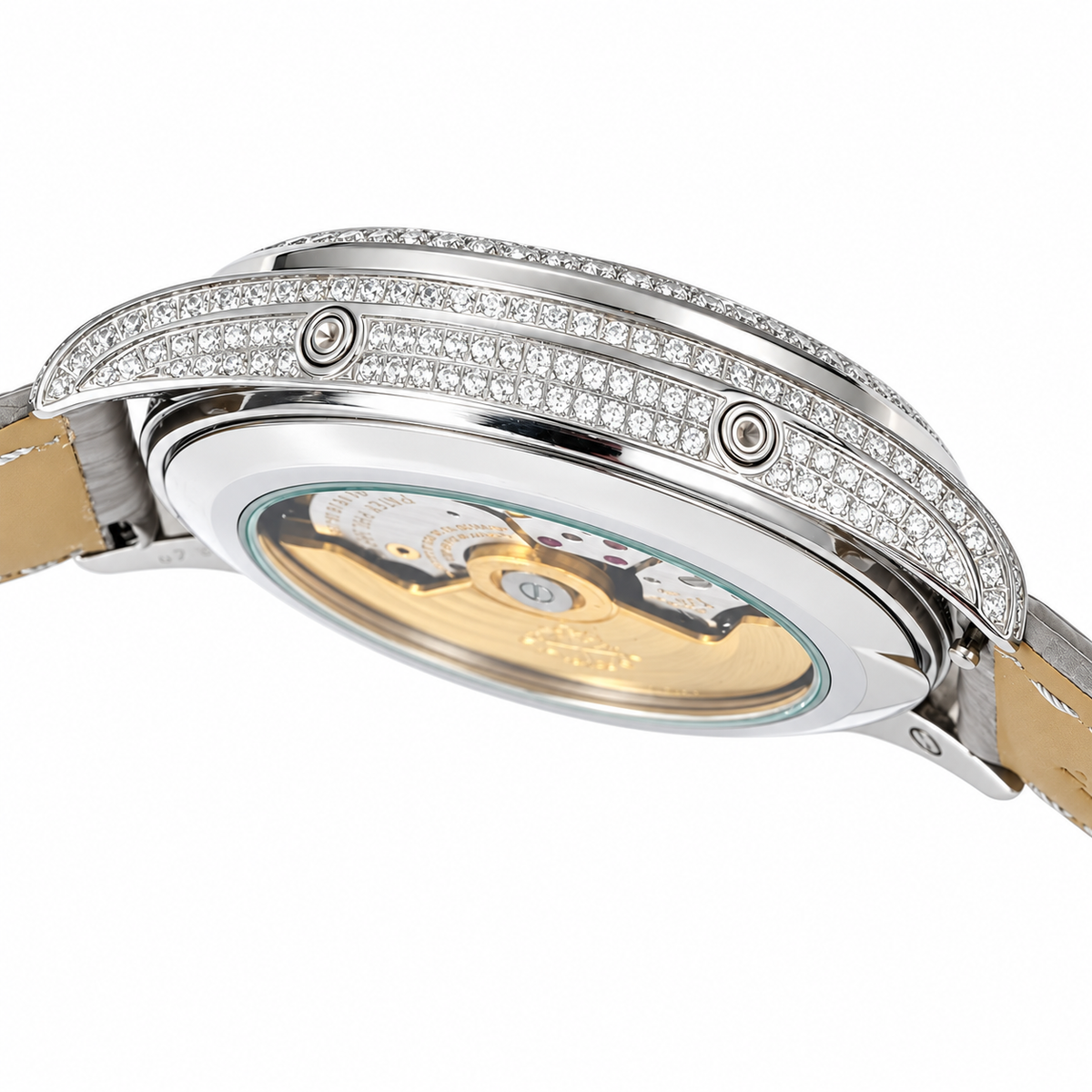 Patek Philippe White Gold Annual Calendar Full Diamond Star Moon Phase