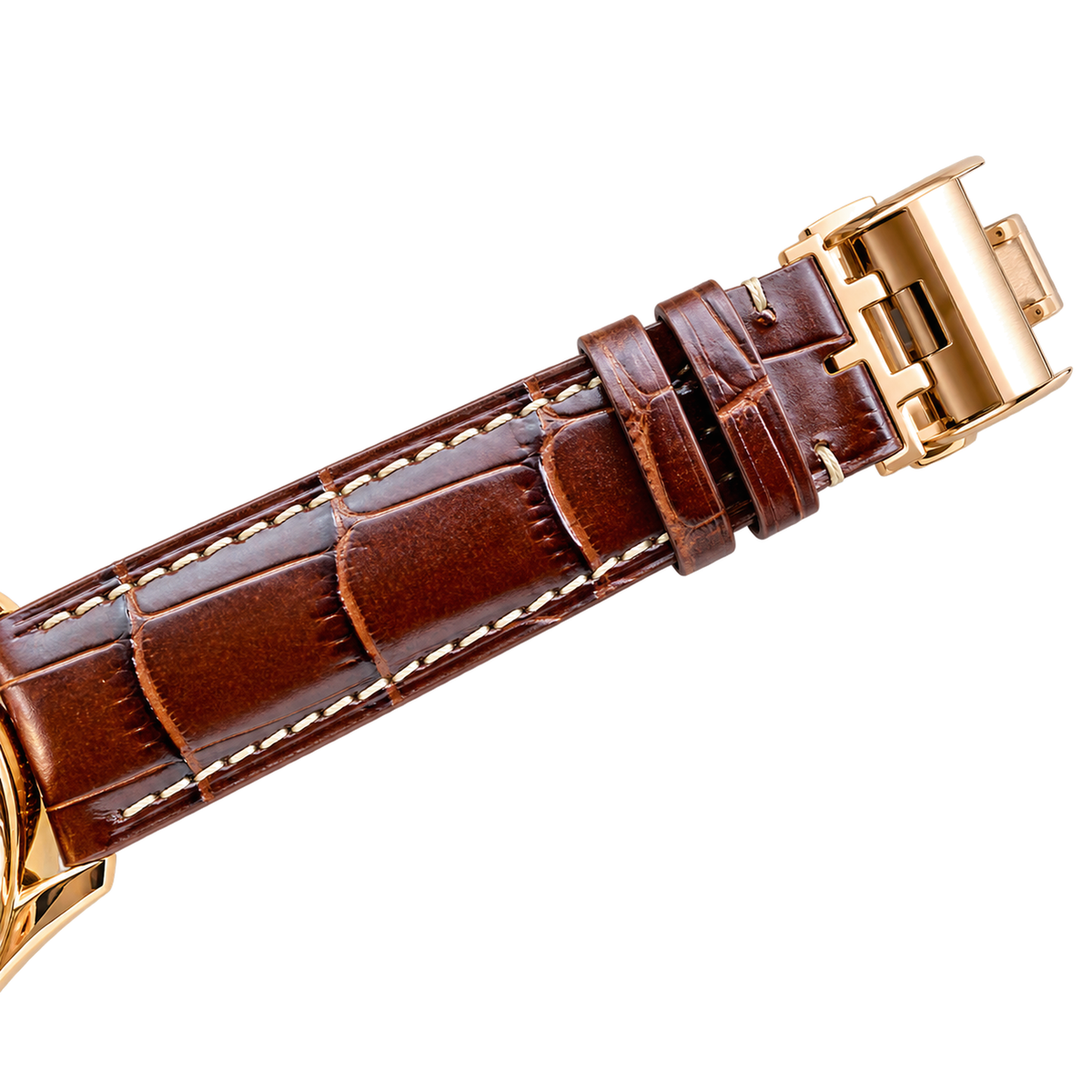 Longines Master Collection Moonphase Chronograph Yellow Gold Watch