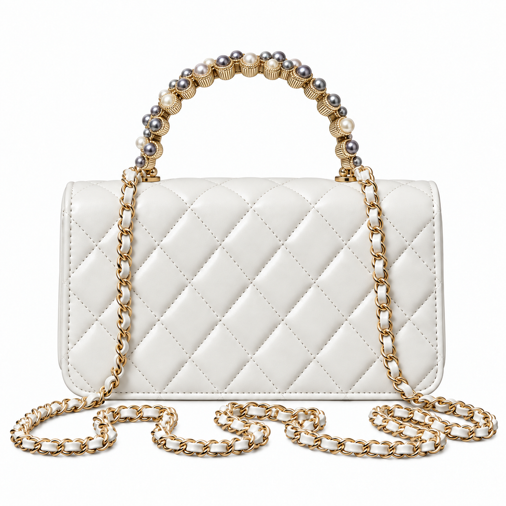 Chanel Quilted Leather Small Square Chain Crossbody