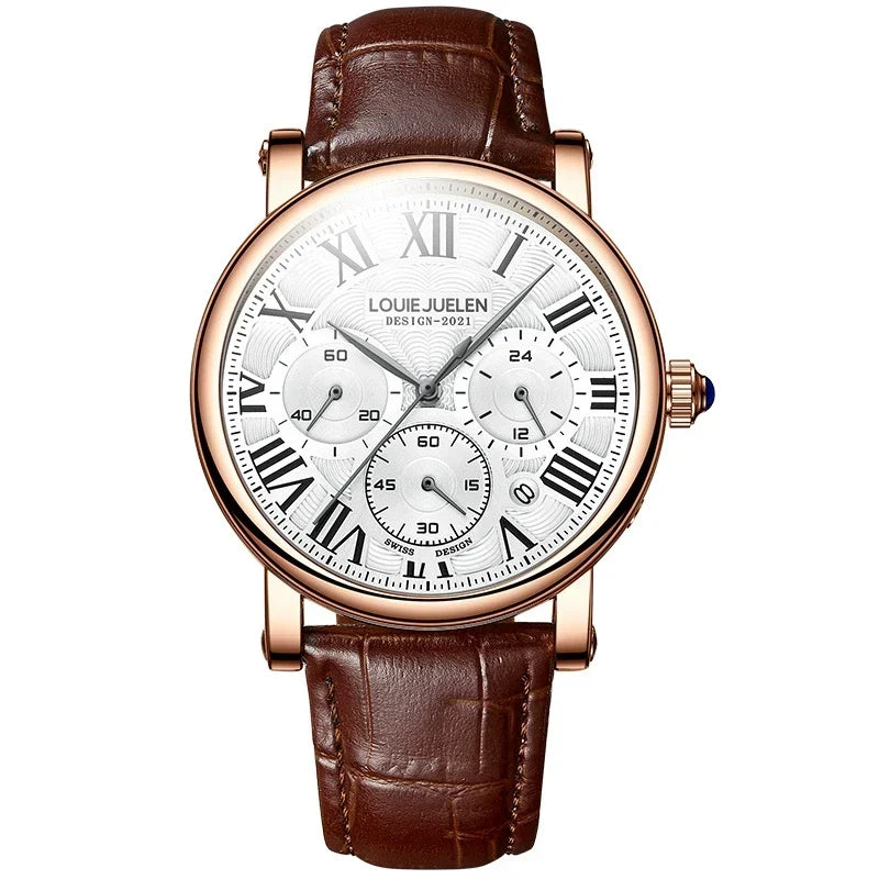 Minimalist Luxury Watch 40mm | Unisex Everyday Timepiece